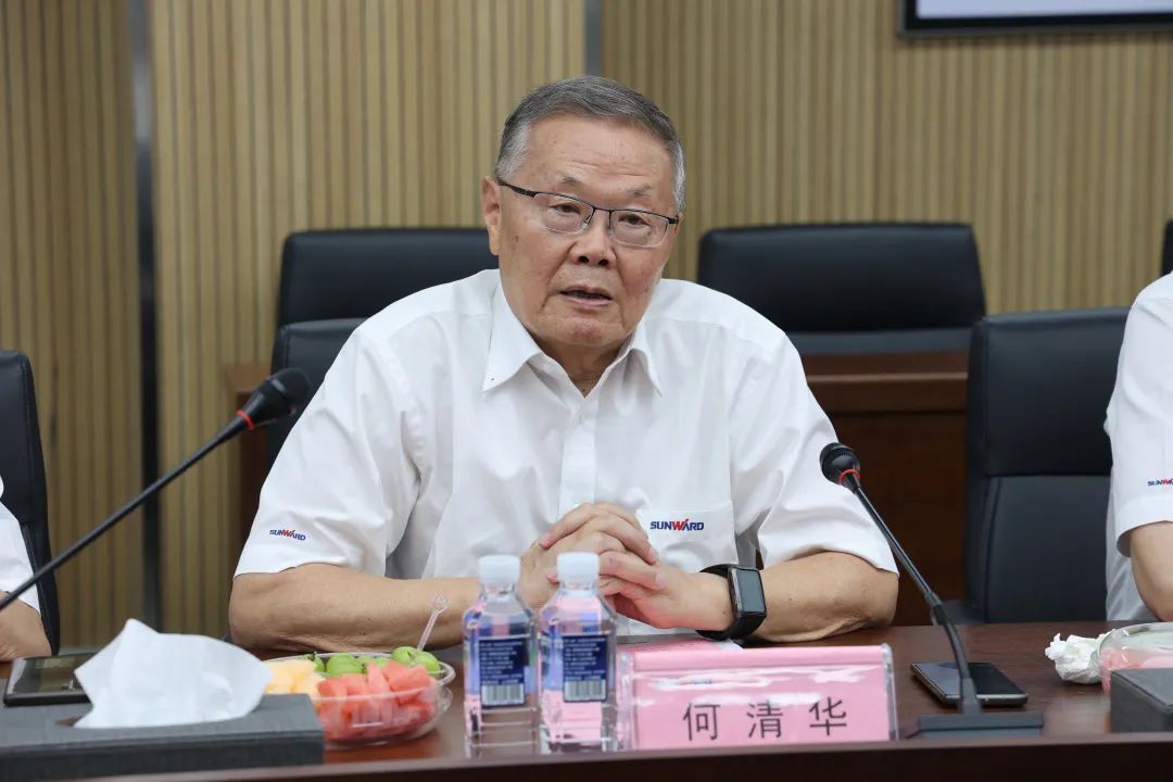 紫金矿业集团党委书记、董事长陈景河莅临糖果派对官网智能考察交流