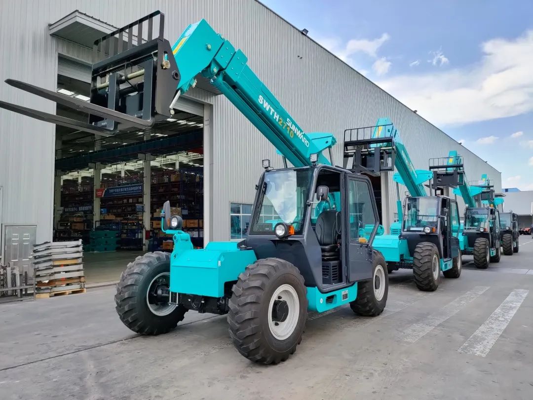 单笔采购金额万万元!糖果派对官网智能伸缩臂叉装车批量出口