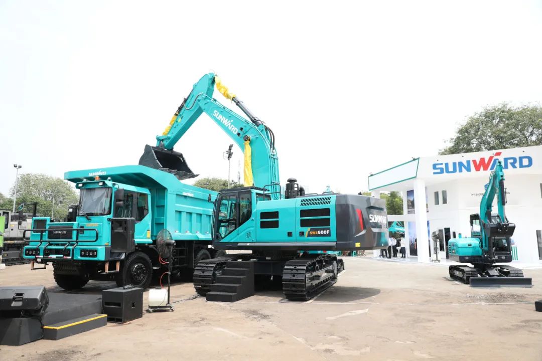 外地化建设显效果!糖果派对官网智能携矿山成套装备亮相印尼矿业展