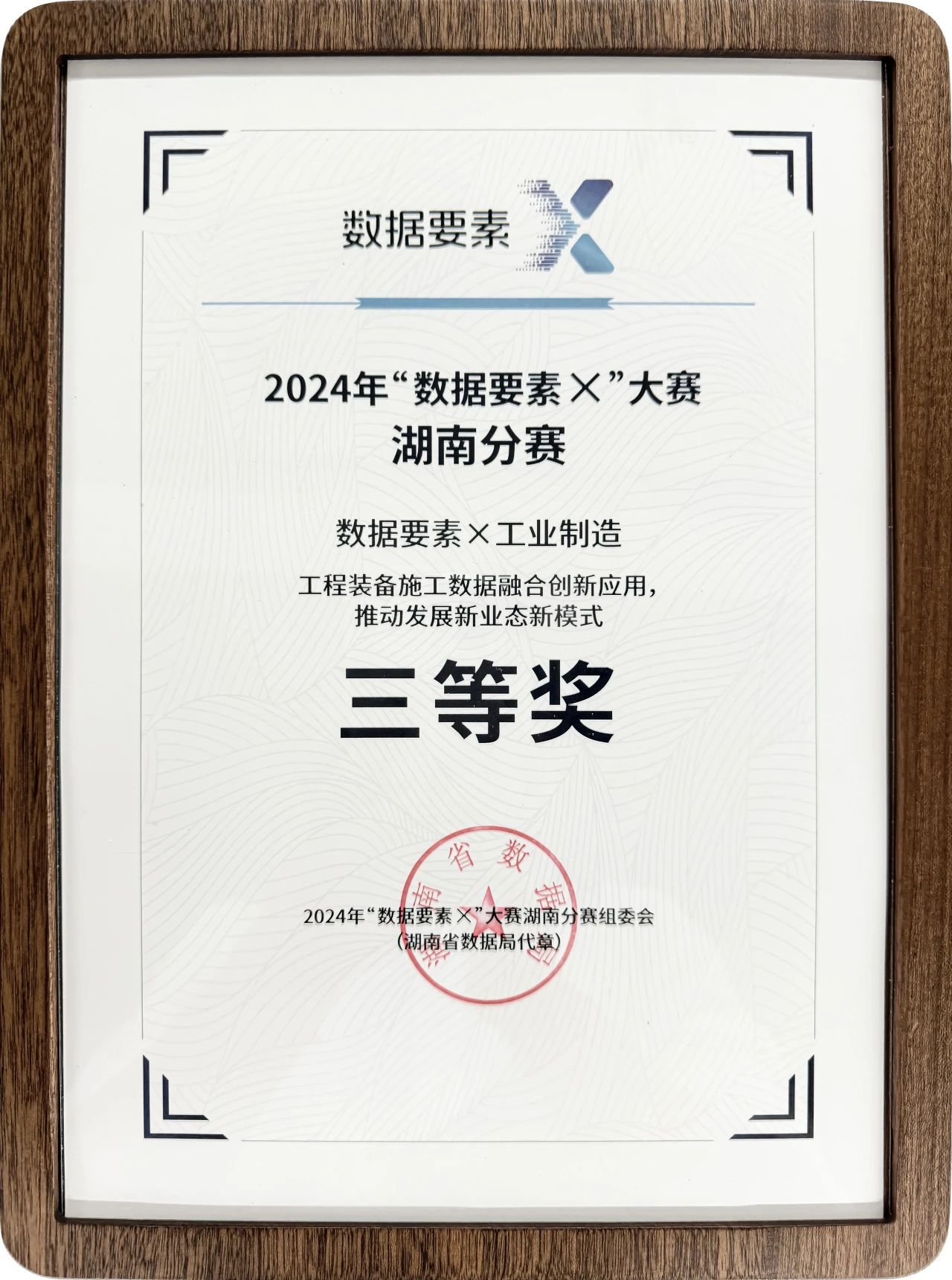 糖果派对官网智能荣获2024年“数据要素×”大赛湖南赛区三等奖